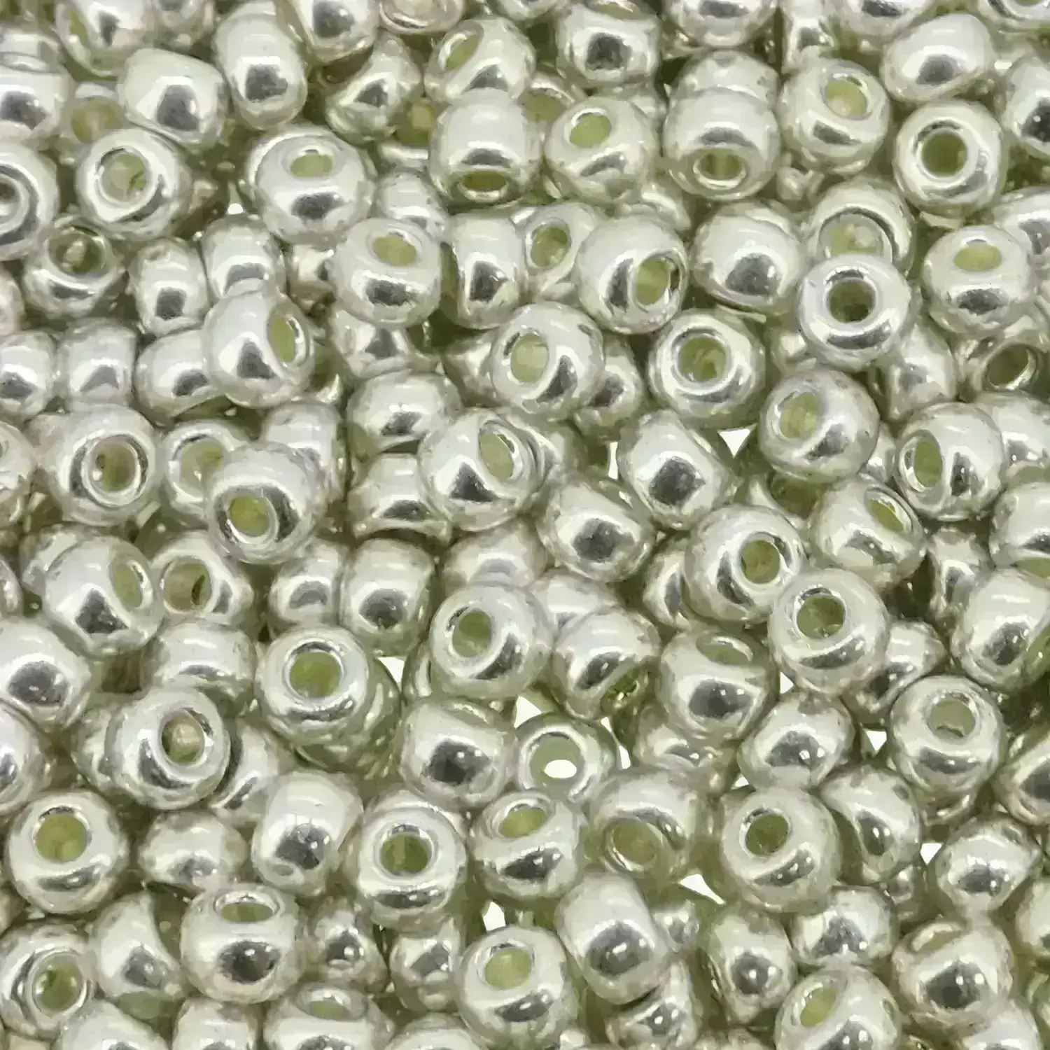 Miyuki Round Seed Beads Size 8/0 Galvanized Silver 22GM