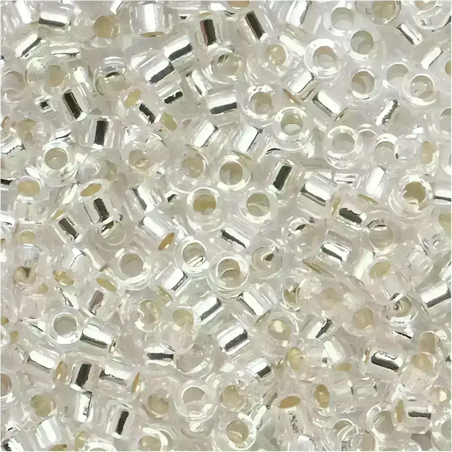 DB0041 Miyuki Delica Seed Beads 11/0 Silver Lined Crystal BULK 50GM