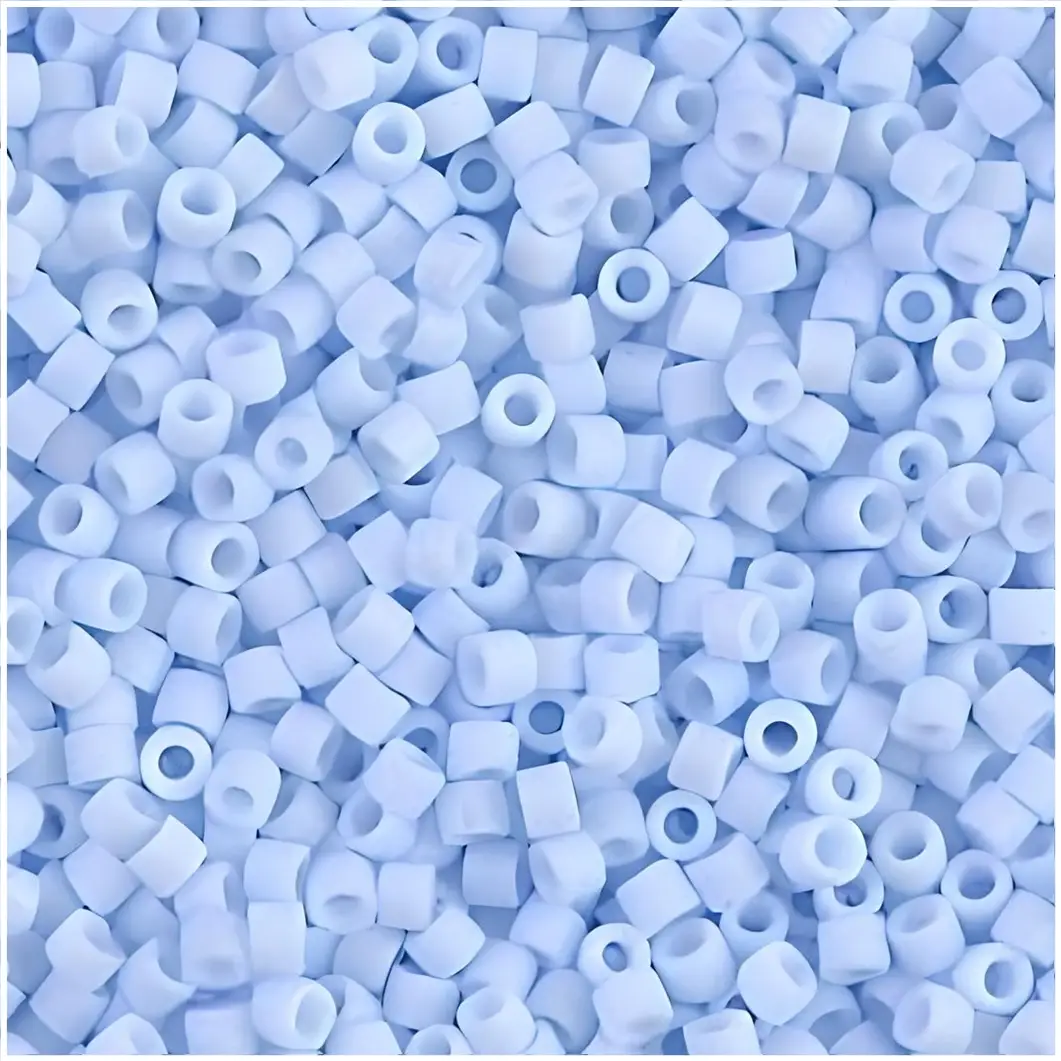 DB1517 Miyuki Delica Seed Beads Size 11/0 Matte Opaque Sky Blue 7GM