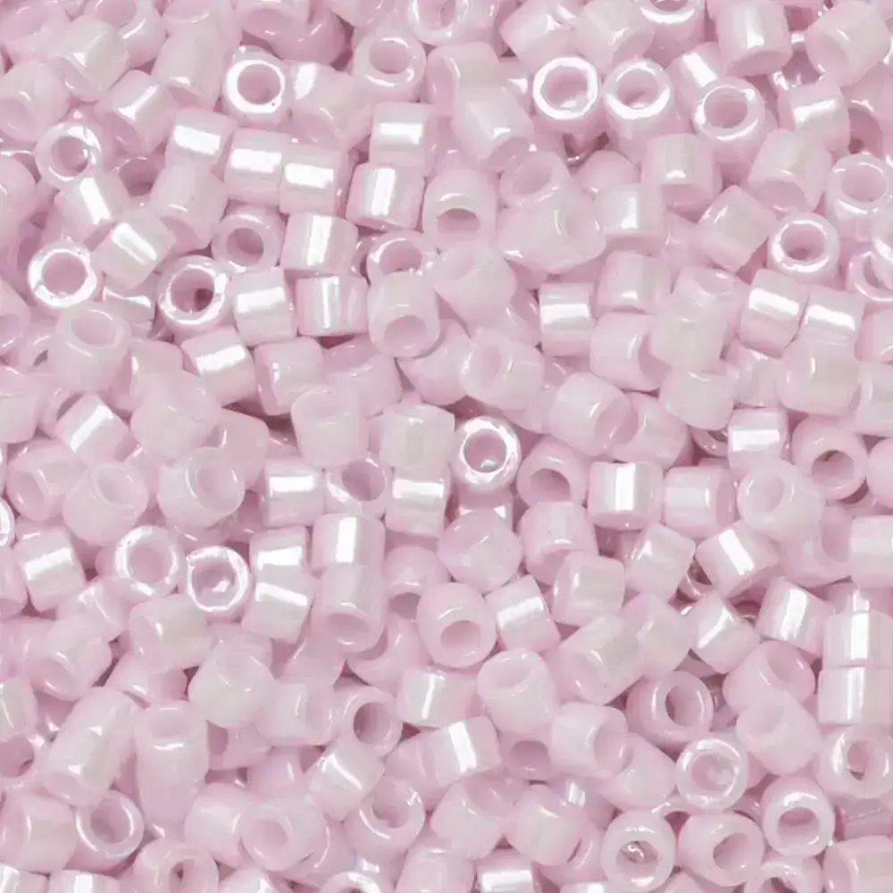 DB1534 Miyuki Delica Seed Beads Size 11/0 Opaque Pale Rose Ceylon Pink 7.2GM