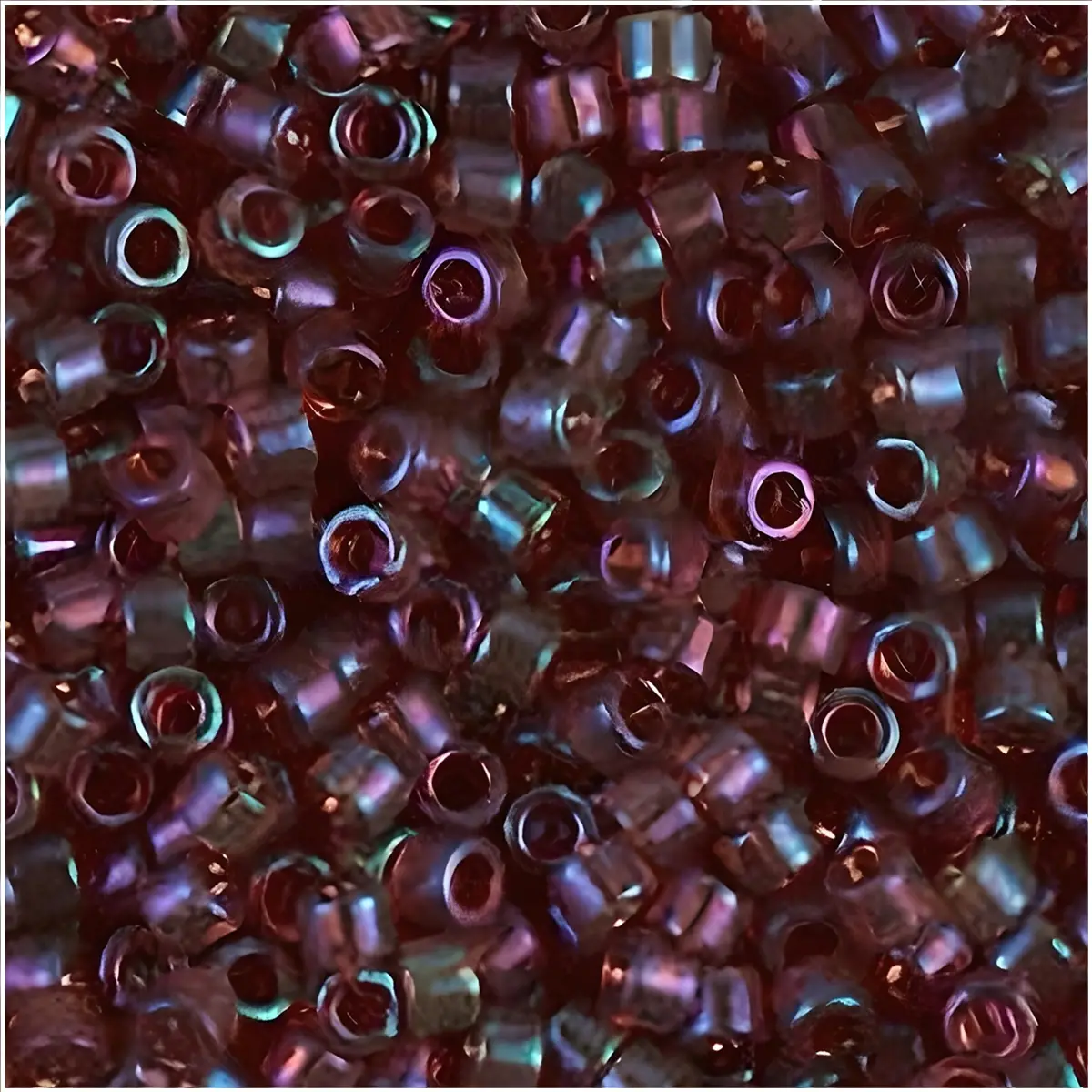 DB0104 Miyuki Delica Seed Beads Size 11/0 Raspberry AB 7GM