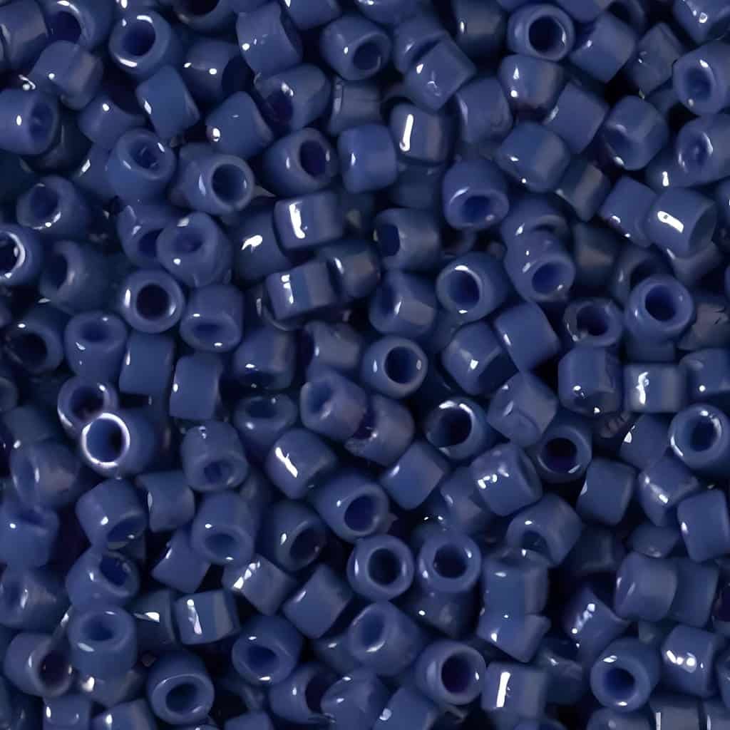 DB2143 Miyuki Delica Seed Beads Size 11/0 Duracoat Opaque Navy Blue 7GM