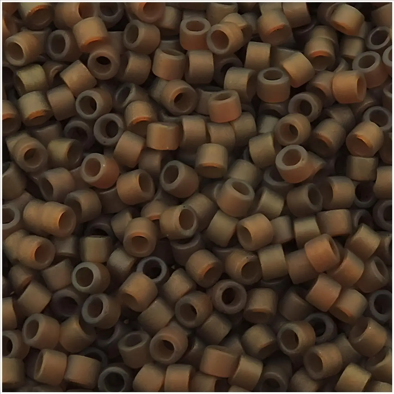 DB2403 Miyuki Delica Seed Beads Size 11/0 Matte Rootbeer Topaz 7GM