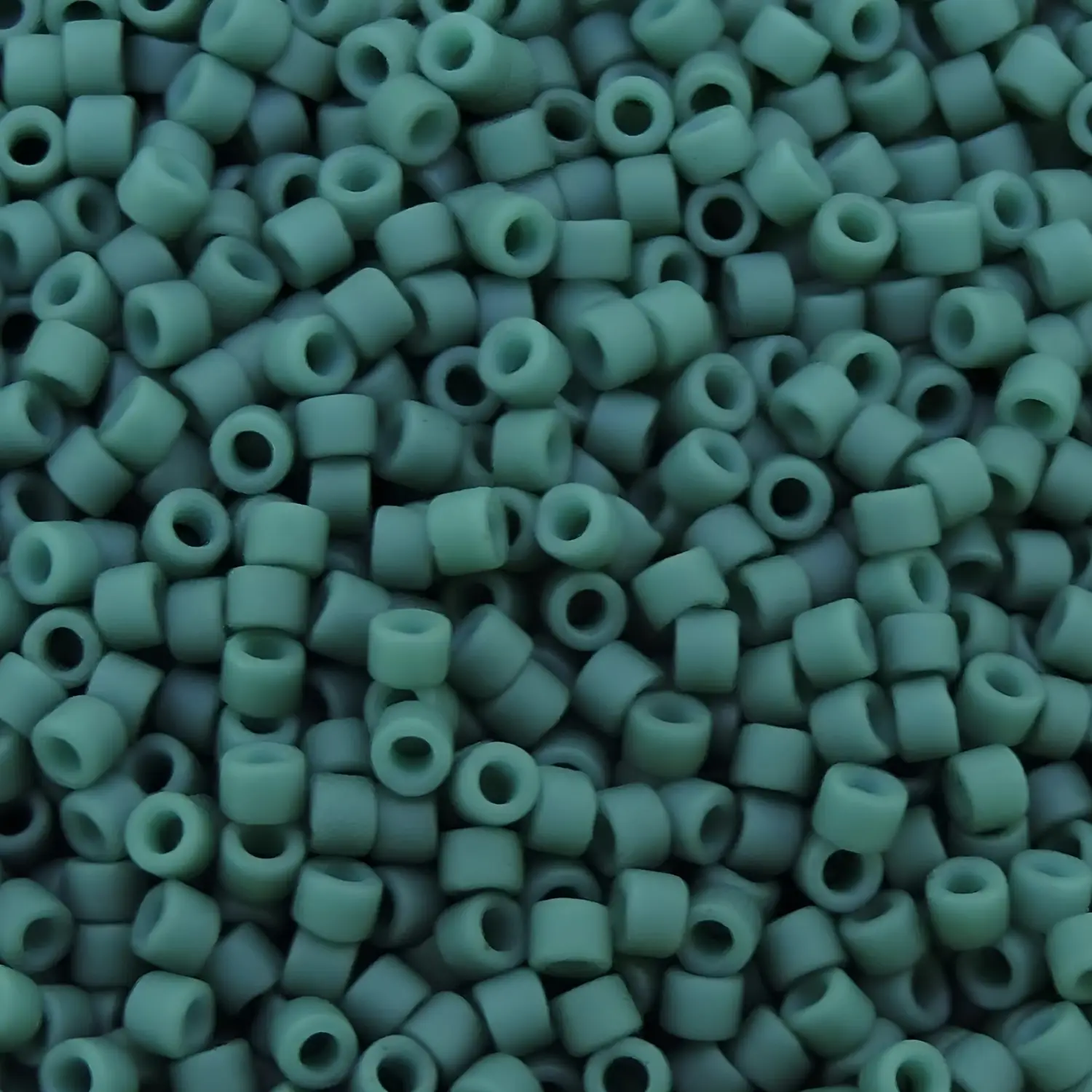 DB2407 Miyuki Delica Seed Beads Size 11/0 Matte Opaque Eucalyptus 7GM