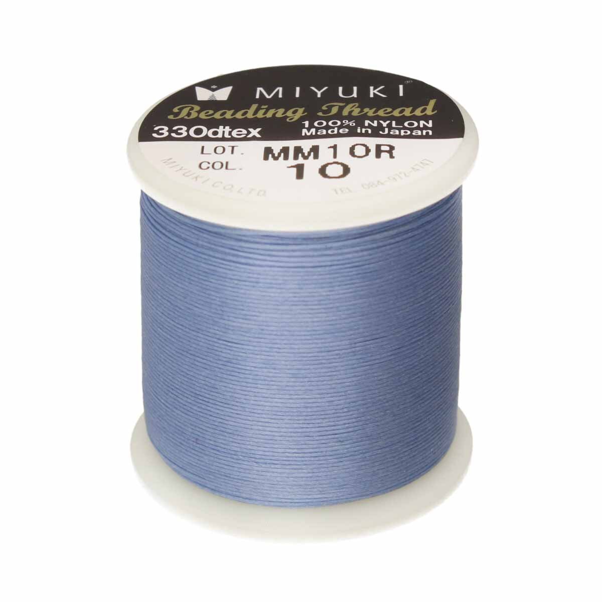 Miyuki Nylon Beading Thread, Size B, 50 Meters, Light Blue