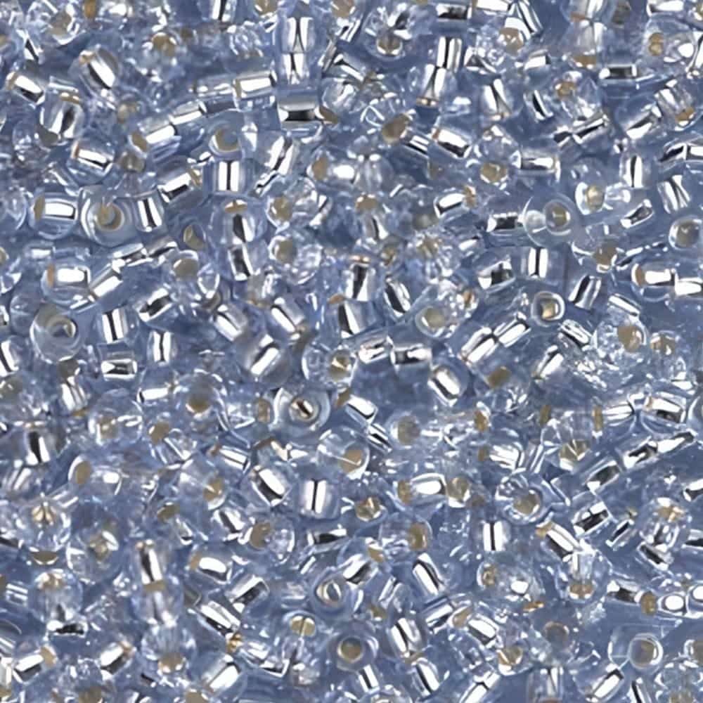 Miyuki Round Seed Beads Size 11/0 Silver Lined Light Sapphire 24GM 11-2430