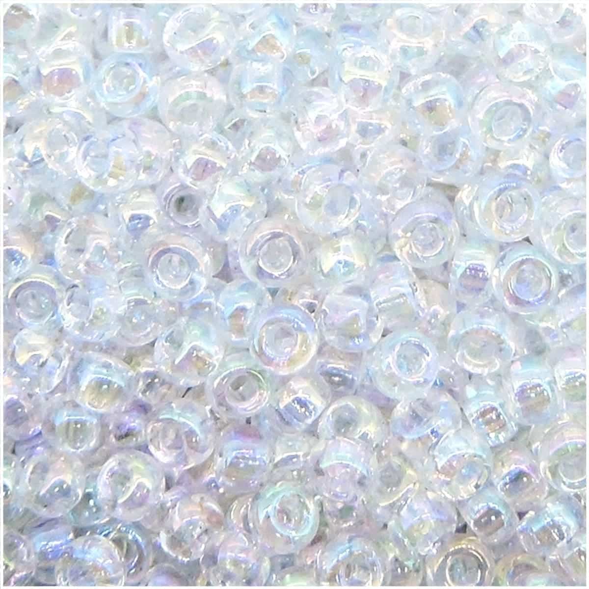 Miyuki Round Seed Beads Size 11/0 50GM Bulk Crystal AB
