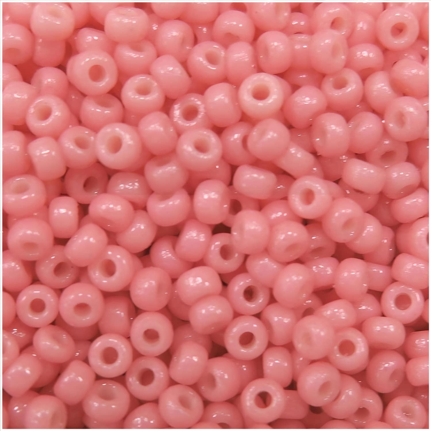 Miyuki Round Seed Beads Size 11/0 Duracoat Opaque Bubblegum Pink 23GM