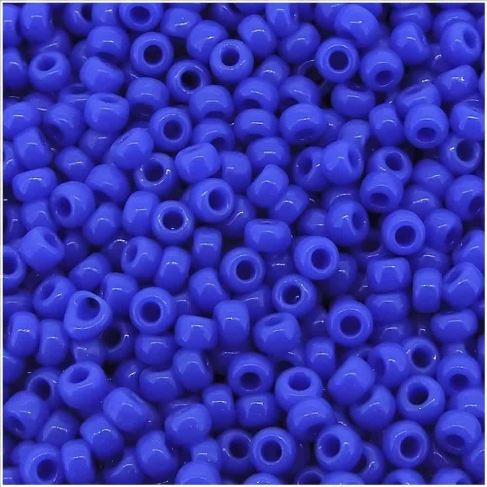 Miyuki Round Seed Beads Size 11/0 Opaque Blue 24GM