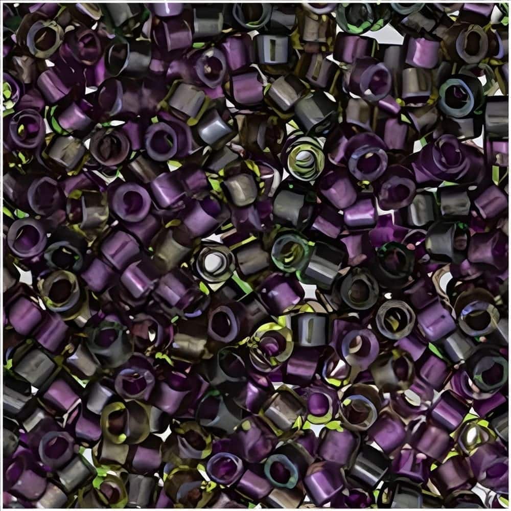DB0991 Miyuki Delica Seed Beads Size 11/0 Sparkling Lined Violet Dusk Mix 7GM