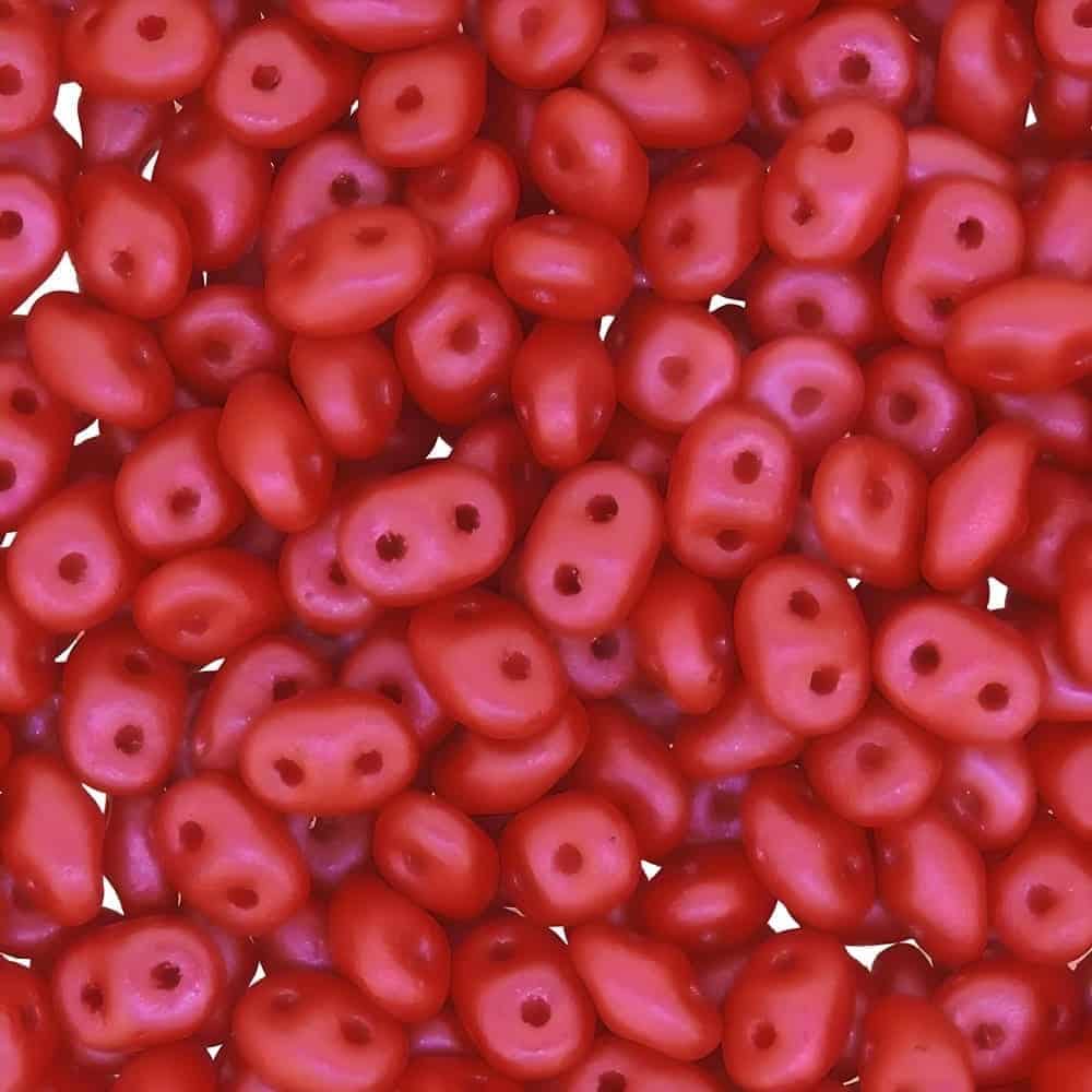 SuperDuo Beads Two-hole 5×2.5mm Tutti Frutti Watermelon 22.5GM