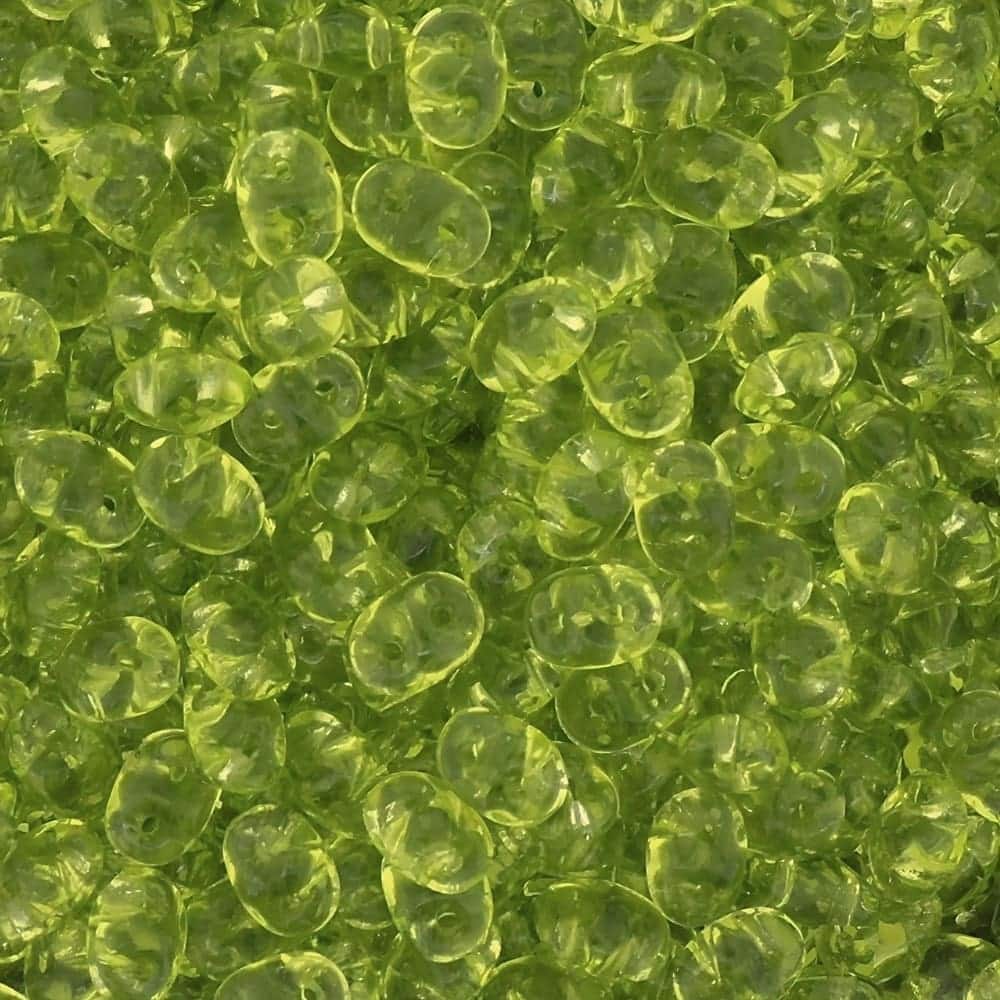 SuperDuo Beads Two-hole 5×2.5mm Olivine Green 22.5GM