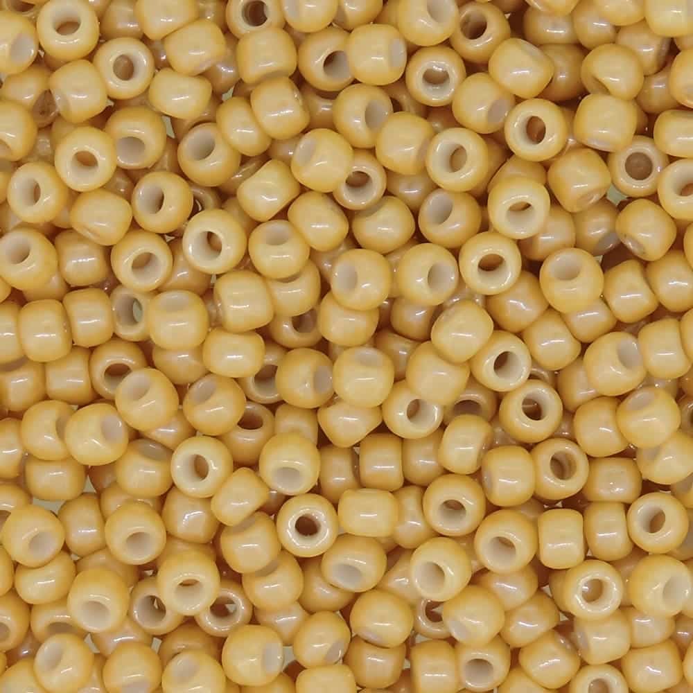 Toho Seed Beads Round Size 8/0 Luster Butterscotch 8-123D 28GM