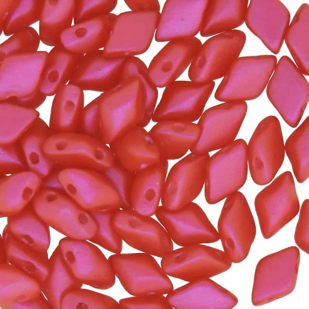 GemDuo Beads 2-Hole 8x5mm 10GM – Tutti Frutti Watermelon