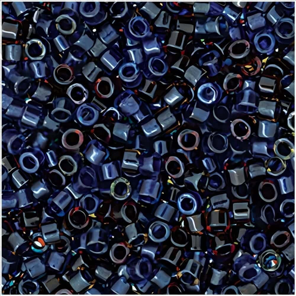 DB0992 Miyuki Delica Seed Beads Size 11/0 Sparkling Lined Very Berry Mix 7GM