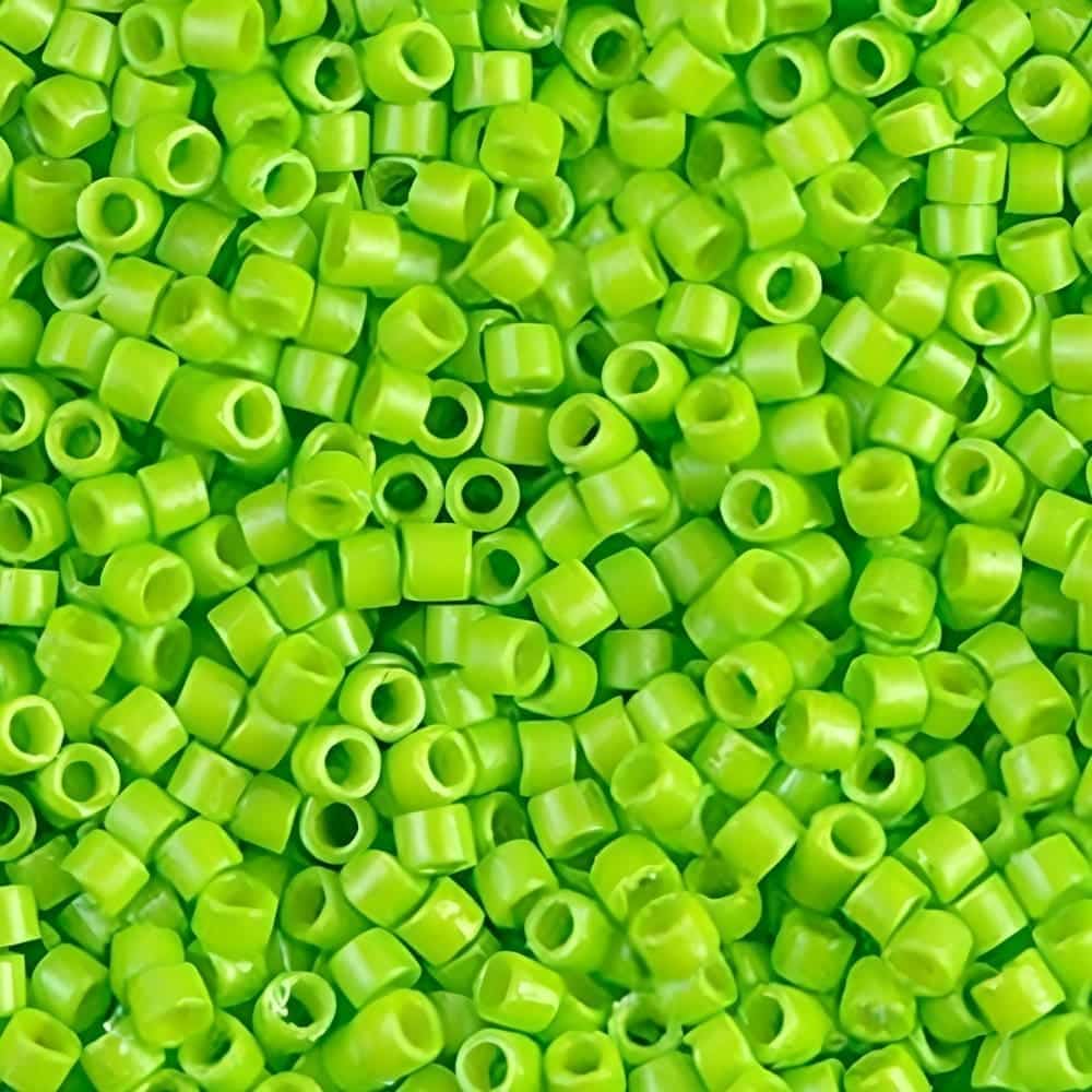 DB2121 Miyuki Delica Seed Beads 11/0 Duracoat Opaque Kiwi Green 7GM