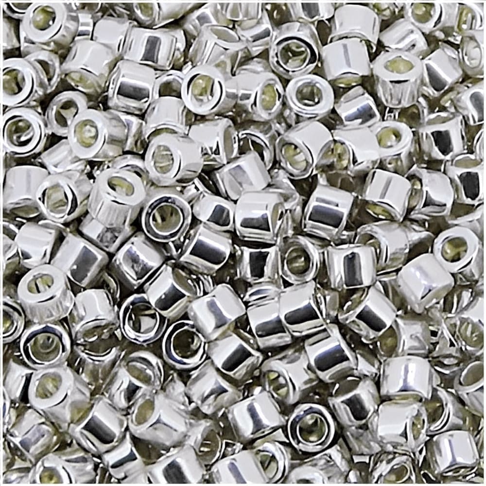 DB0035 Miyuki Delica Seed Beads 11/0 Galvanized Silver 7GM