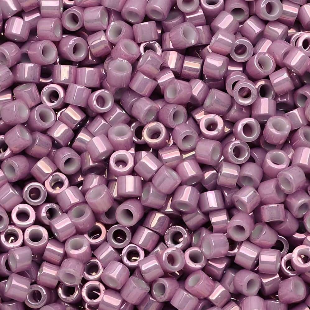 DB0253 Miyuki Delica Seed Beads 11/0 Opaque Dark Orchid Luster 7GM