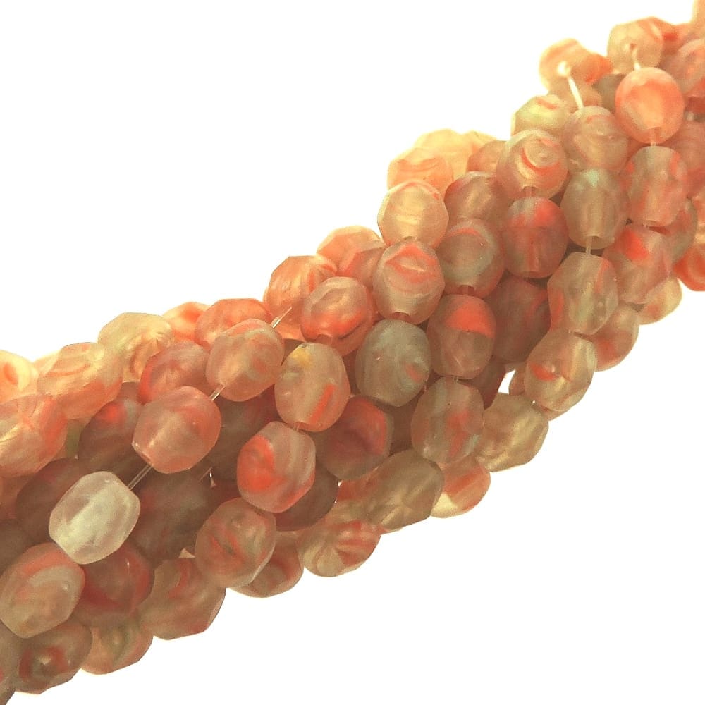 Fire Polished 4mm Faceted Round Beads 100pcs – Hurricane Matte Badlands