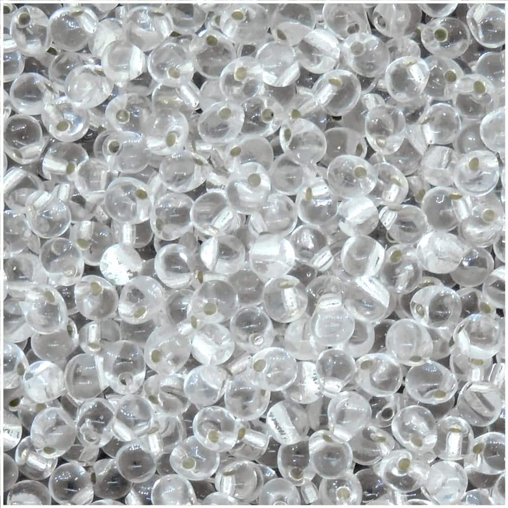 Miyuki Drop Beads 3.4mm 9GM Silver Lined Crystal
