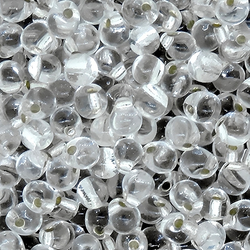 Miyuki Drop Beads 3.4mm BULK 50GM Silver Lined Crystal