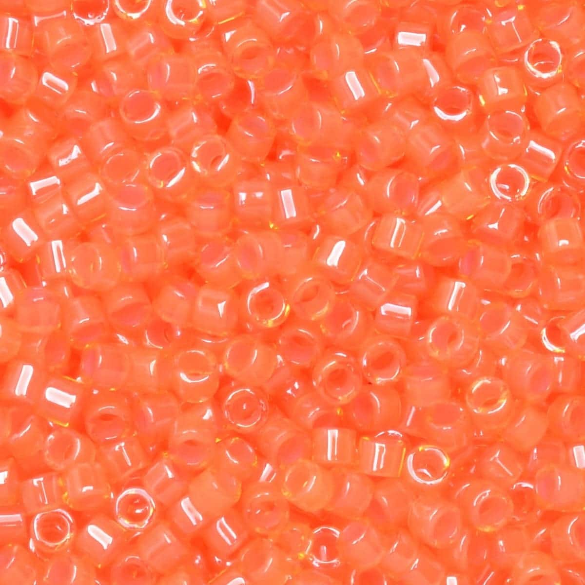 DB2047 Miyuki Delica Seed Beads 11/0 Luminous Bittersweet Tangerine 7.2GM