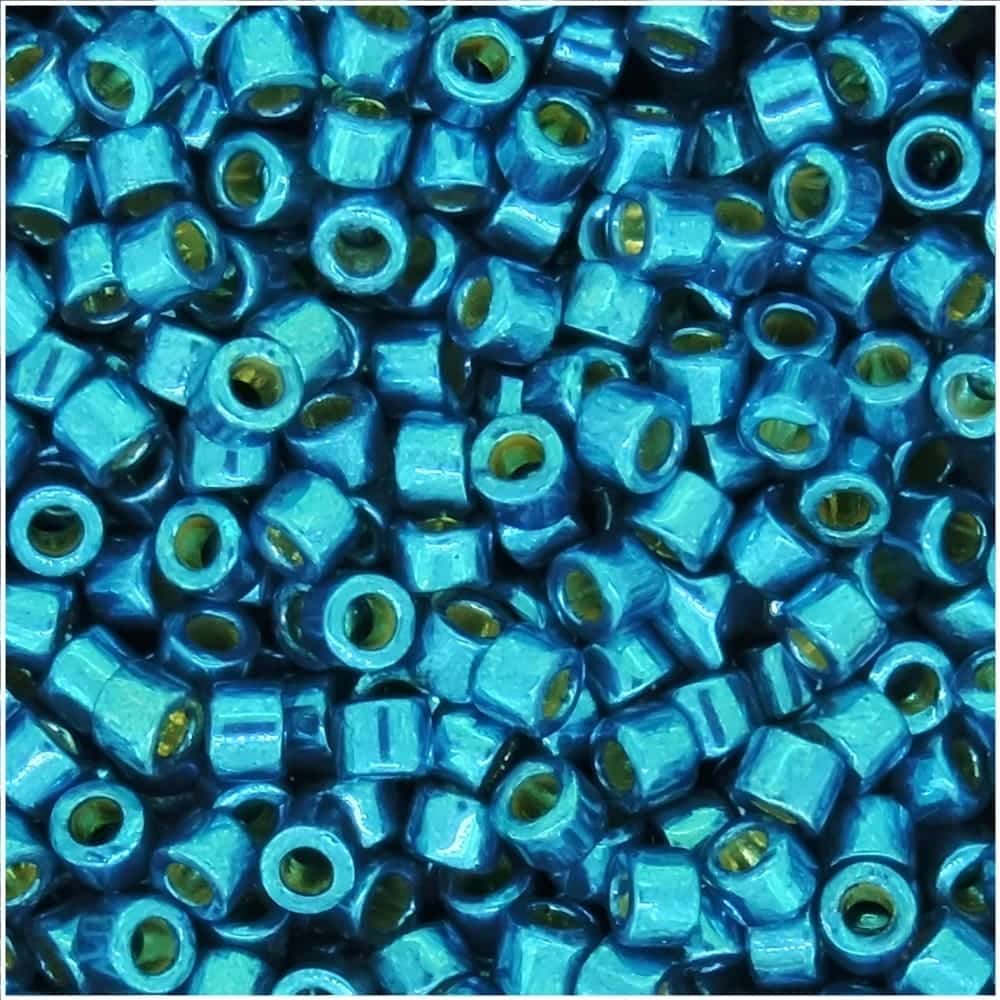 DB2514 Miyuki Delica Seed Beads Size 11/0 Duracoat Galvanized Dark Capri Blue 7.2GM