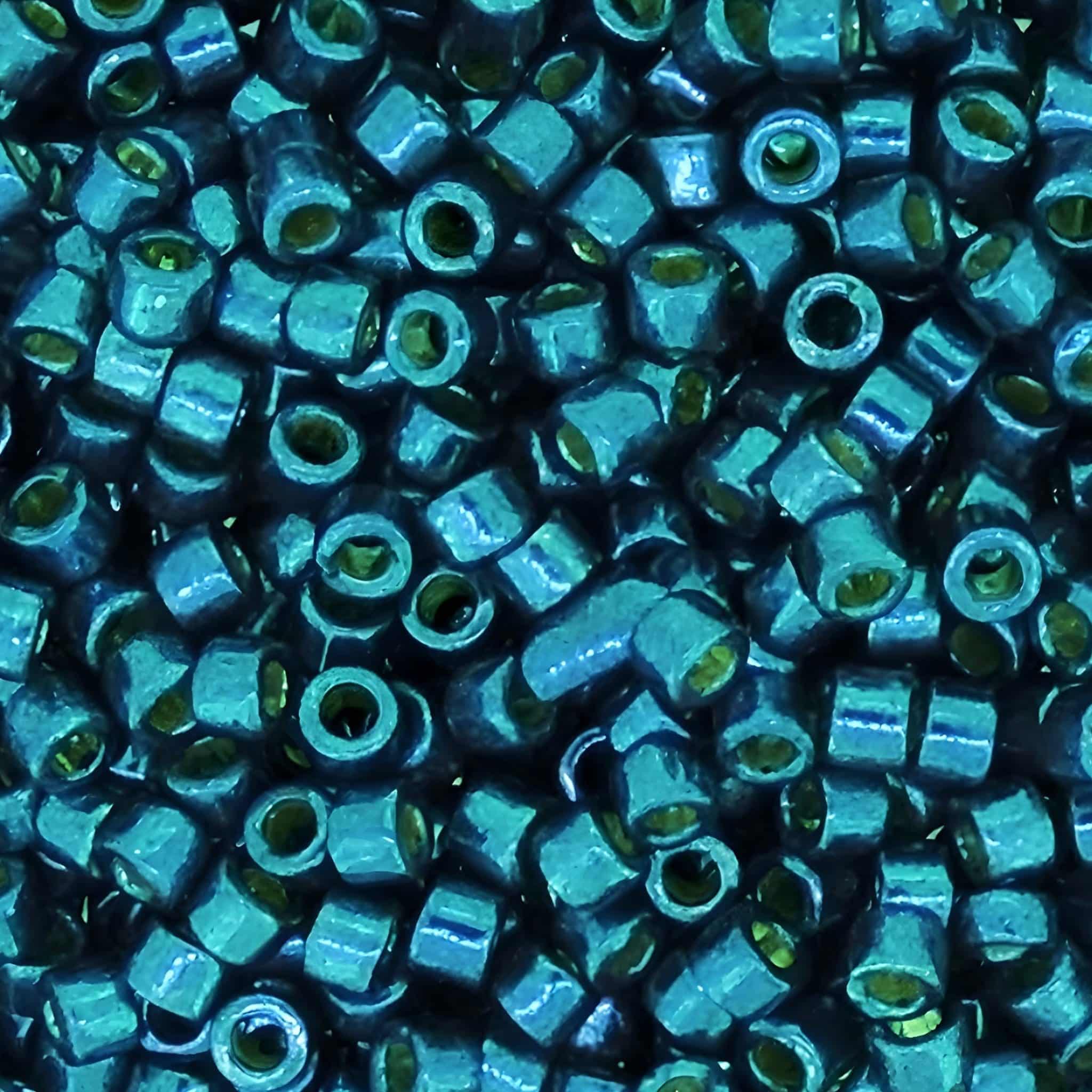DB2515 Miyuki Delica Seed Beads Size 11/0 Duracoat Galvanized Poseidon Blue 7GM