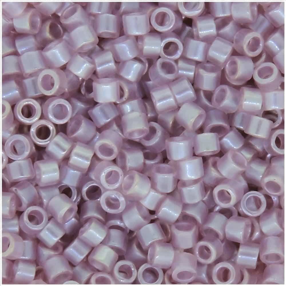 DB1482 Miyuki Delica Seed Beads 11/0 Transparent Pale Rose Luster 7GM