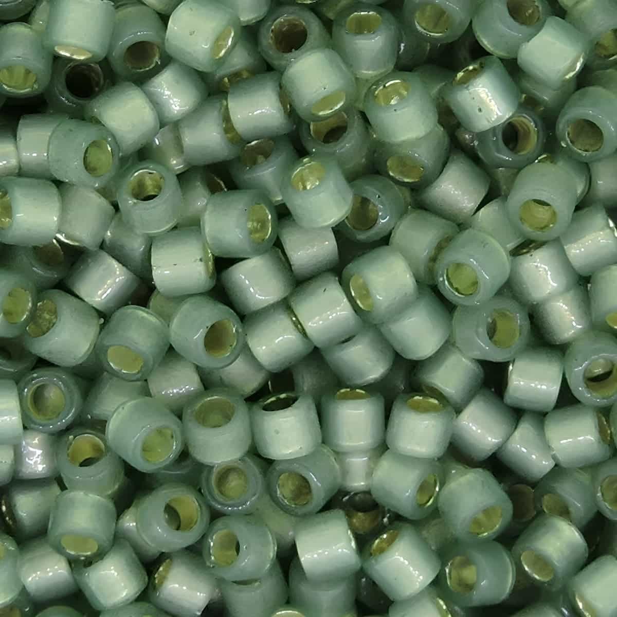 DB2190 Miyuki Delica Seed Beads 11/0 Duracoat Semi Frosted Laurel Green 7GM