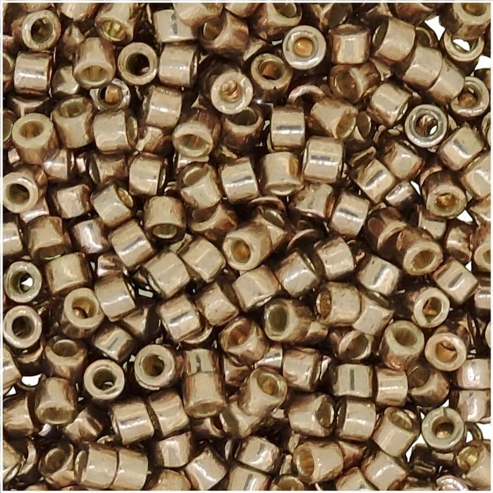DB2504 Miyuki Delica Seed Beads Size 11/0 Duracoat Galvanized Light Champagne 7GM