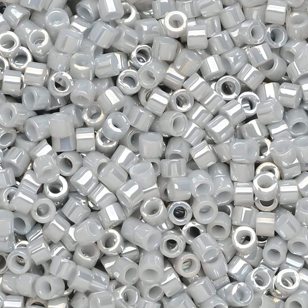 DB0252 Miyuki Delica Beads Size 11/0 Opaque Ash Gray Luster 7GM