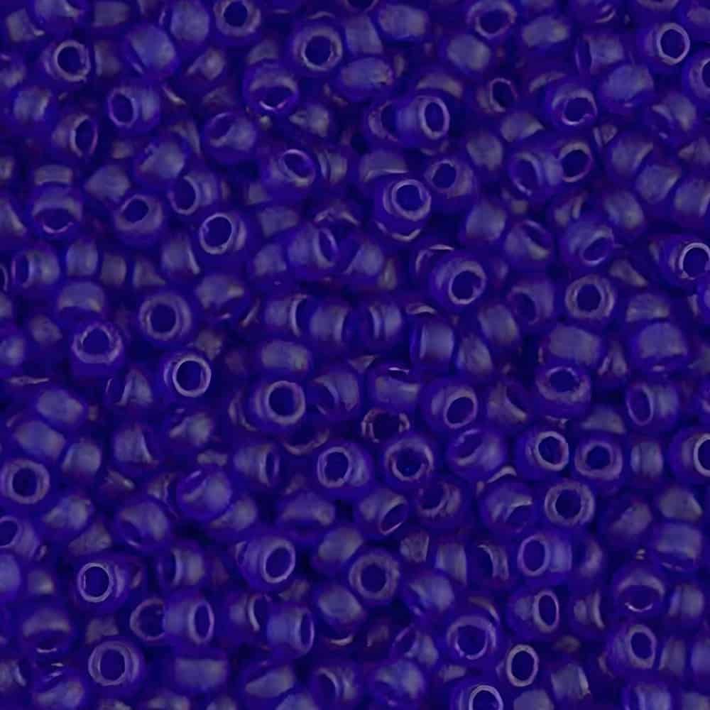 Miyuki Seed Beads Round Size 11/0 Transparent Sapphire Blue 24GM