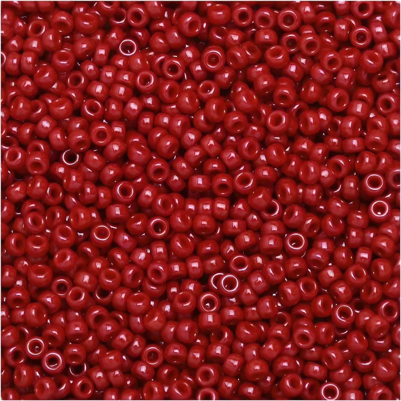 Miyuki Round Seed Beads 15/0 Opaque Maroon Red 8.2GM 15-1464