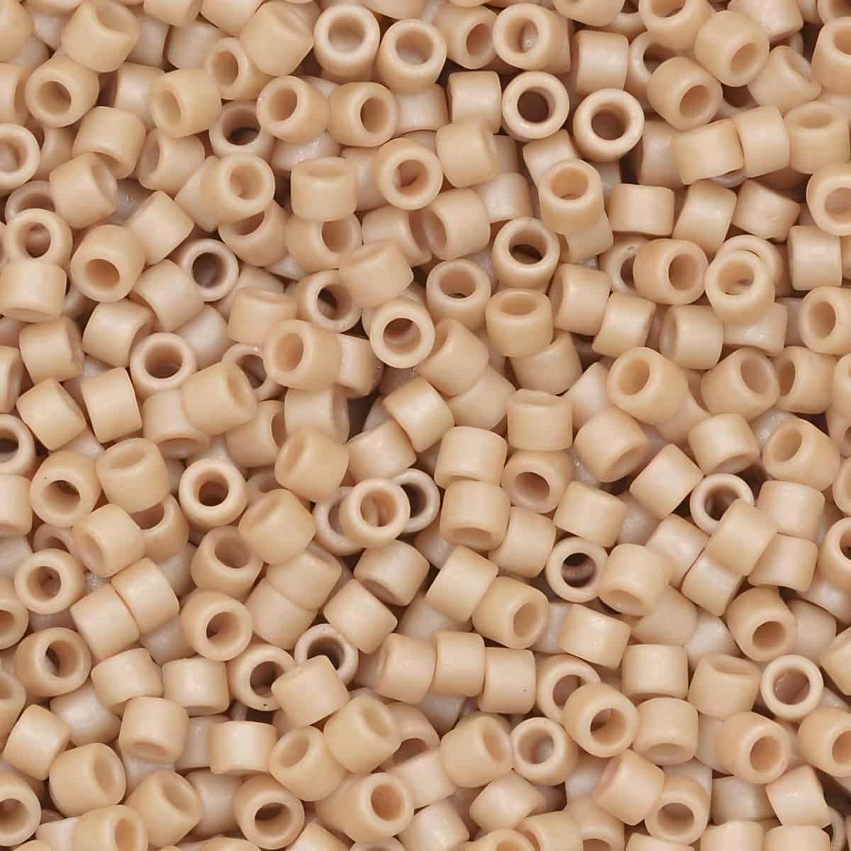 DB0389 Miyuki Delica Seed Beads 11/0 Matte Opaque Light Terracotta 7GM