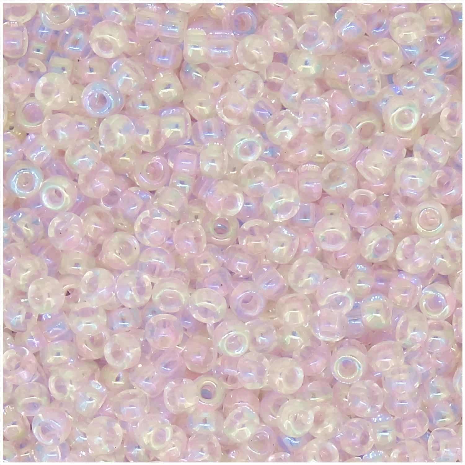 Miyuki Round Seed Beads Size 11/0 Pale Pink AB 24GM