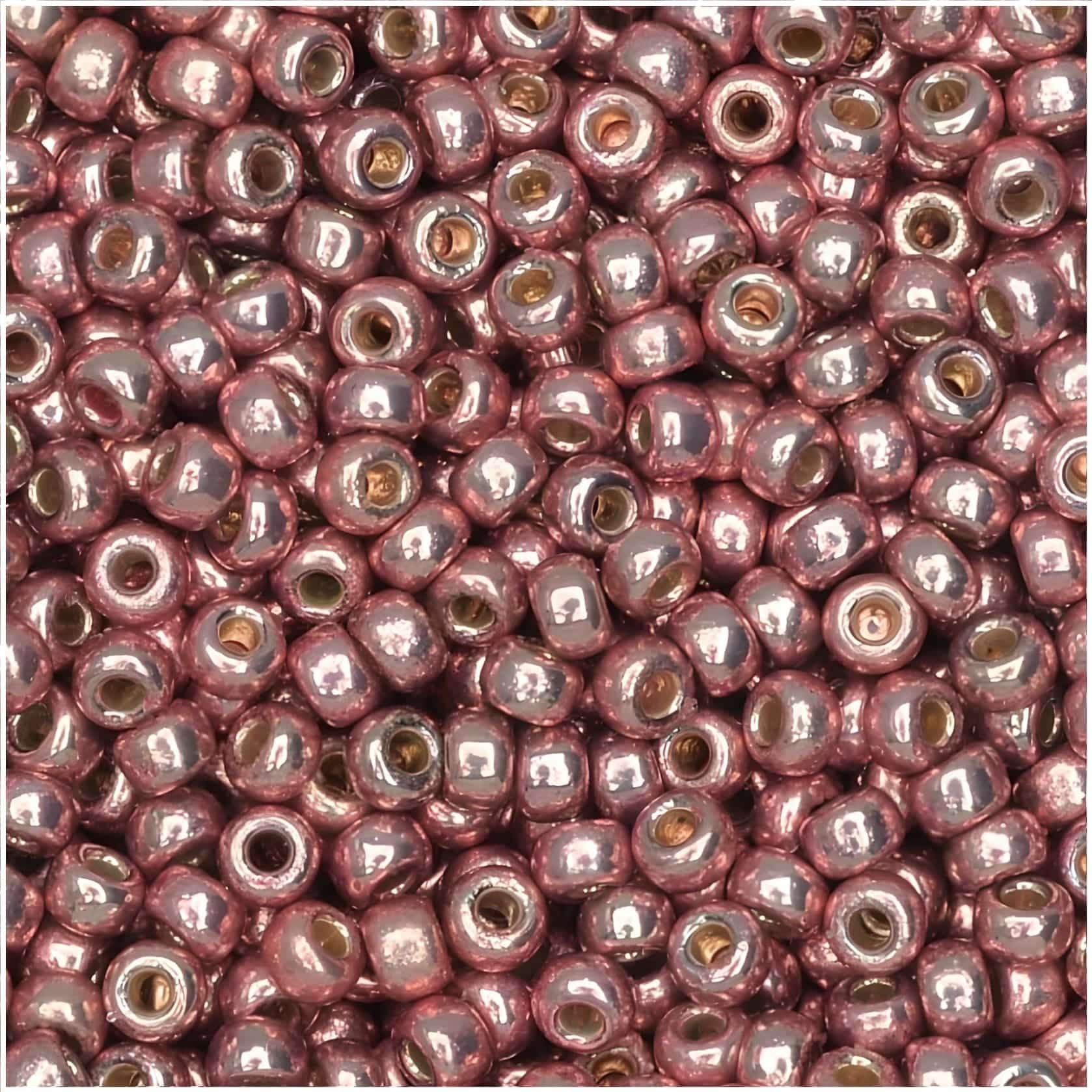 Miyuki Round Seed Beads Size 11/0 Duracoat Galvanized Dark Coral 23.5GM