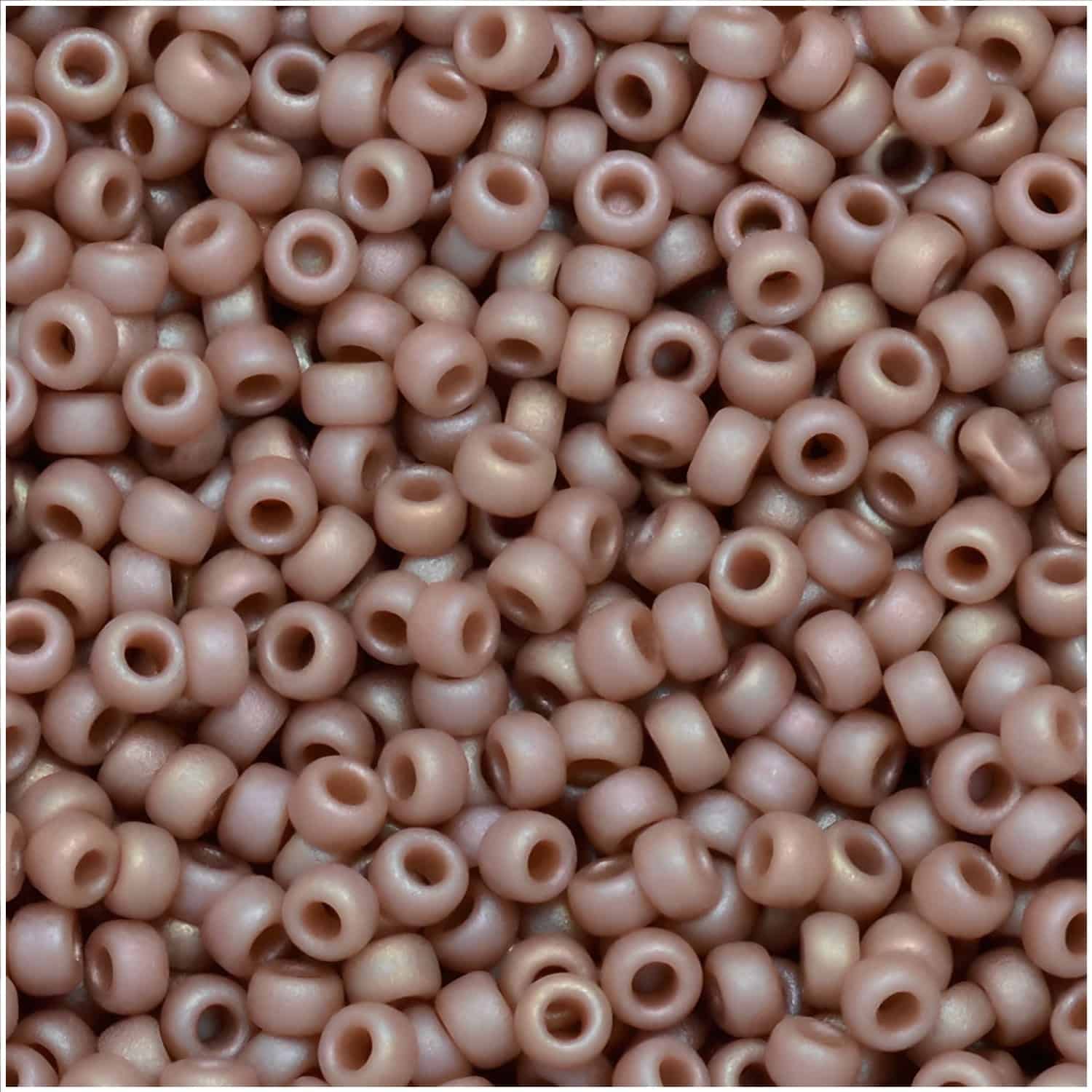 Miyuki Round Seed Beads Size 11/0 Frosted Opaque Glazed Rainbow Lavender 24GM