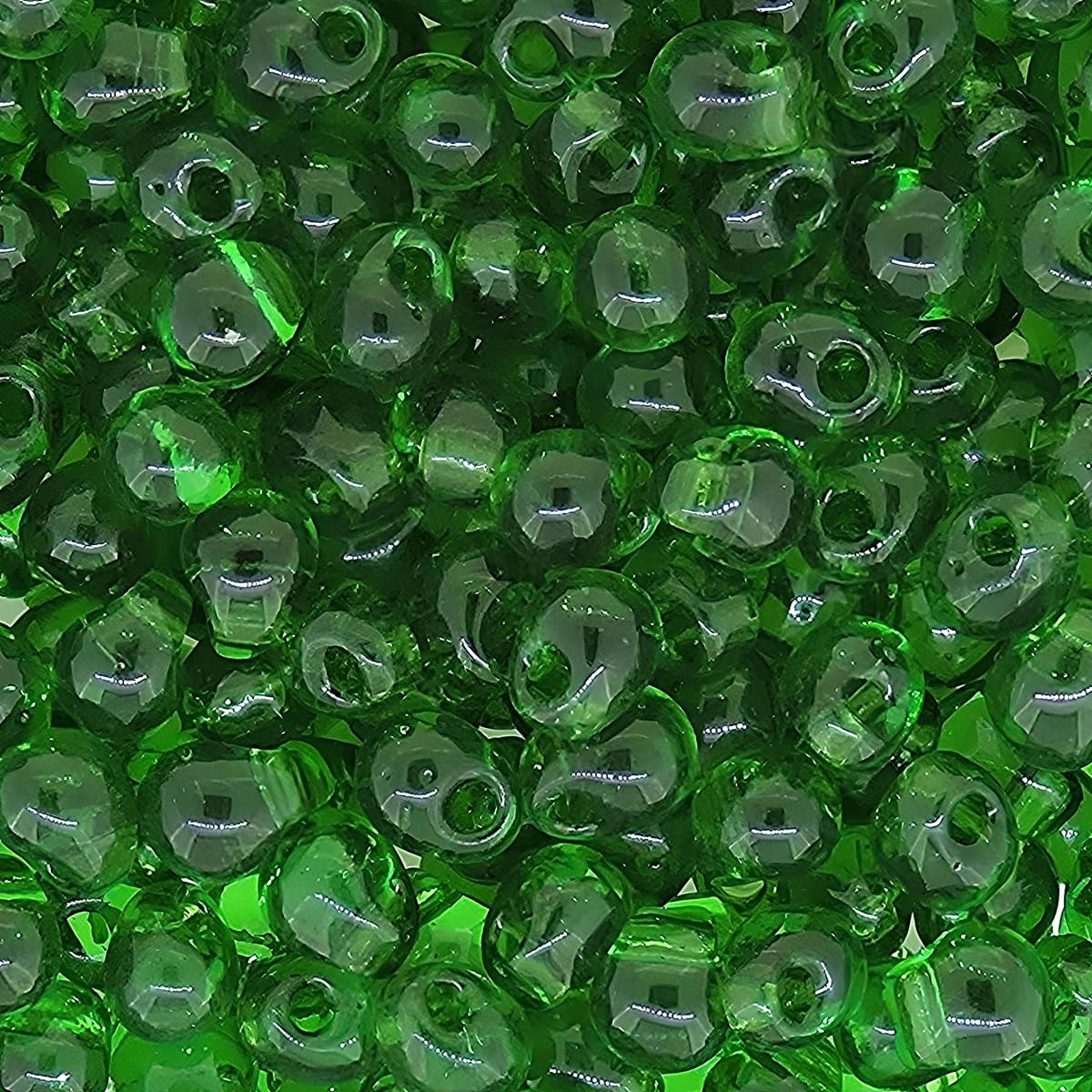 Miyuki Drop Beads 3.4mm 9GM Transparent Green