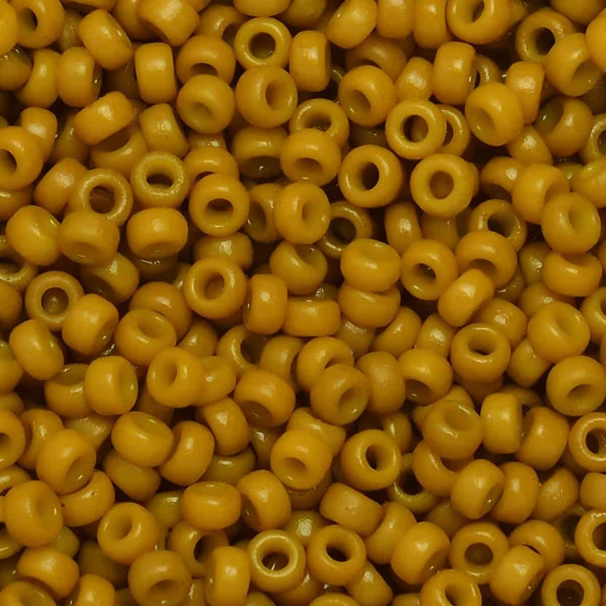 Miyuki Round Seed Beads Size 11/0 Duracoat Opaque Light Olive 23GM