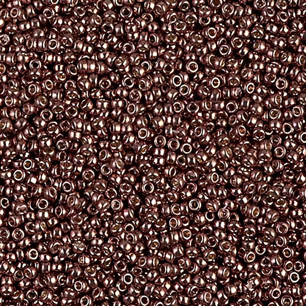 Miyuki Round Seed Beads 15/0 Duracoat Galvanized Dark Mauve 8.2GM