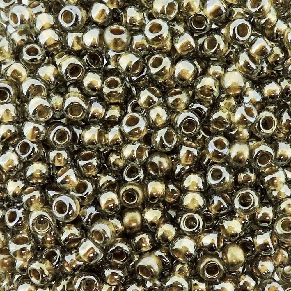 [CLOSE-OUT] Toho Seed Beads Round Size 8/0 28GM Gold Lined Black Diamond 8-993