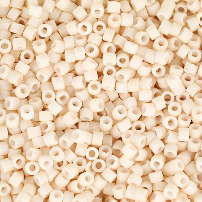 DB0353 Miyuki Delica Beads Size 11/0 Matte Dark Glazed Cream 7.2GM