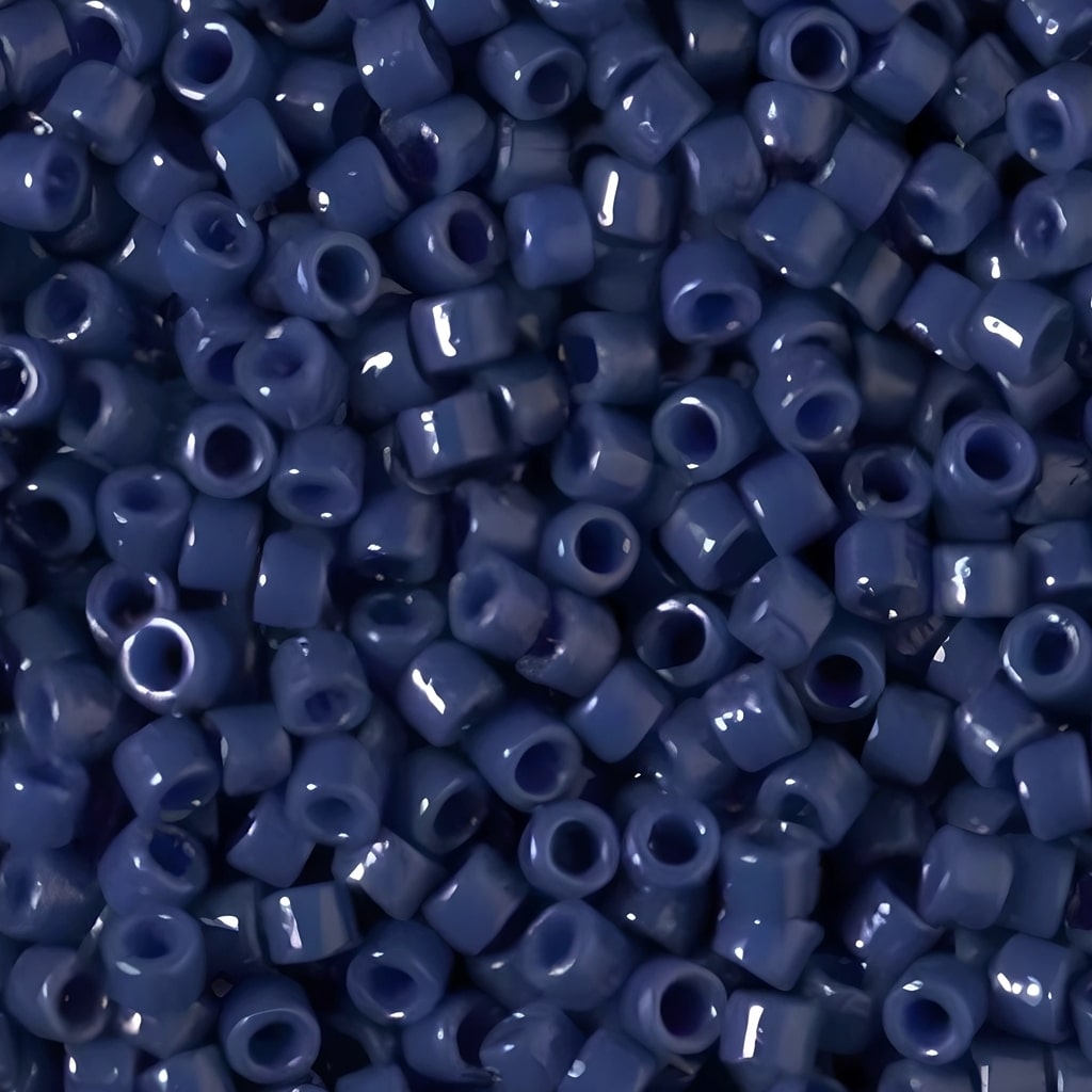 DB2143 Miyuki Delica Seed Beads 11/0 Duracoat Opaque Navy Blue BULK 50GM