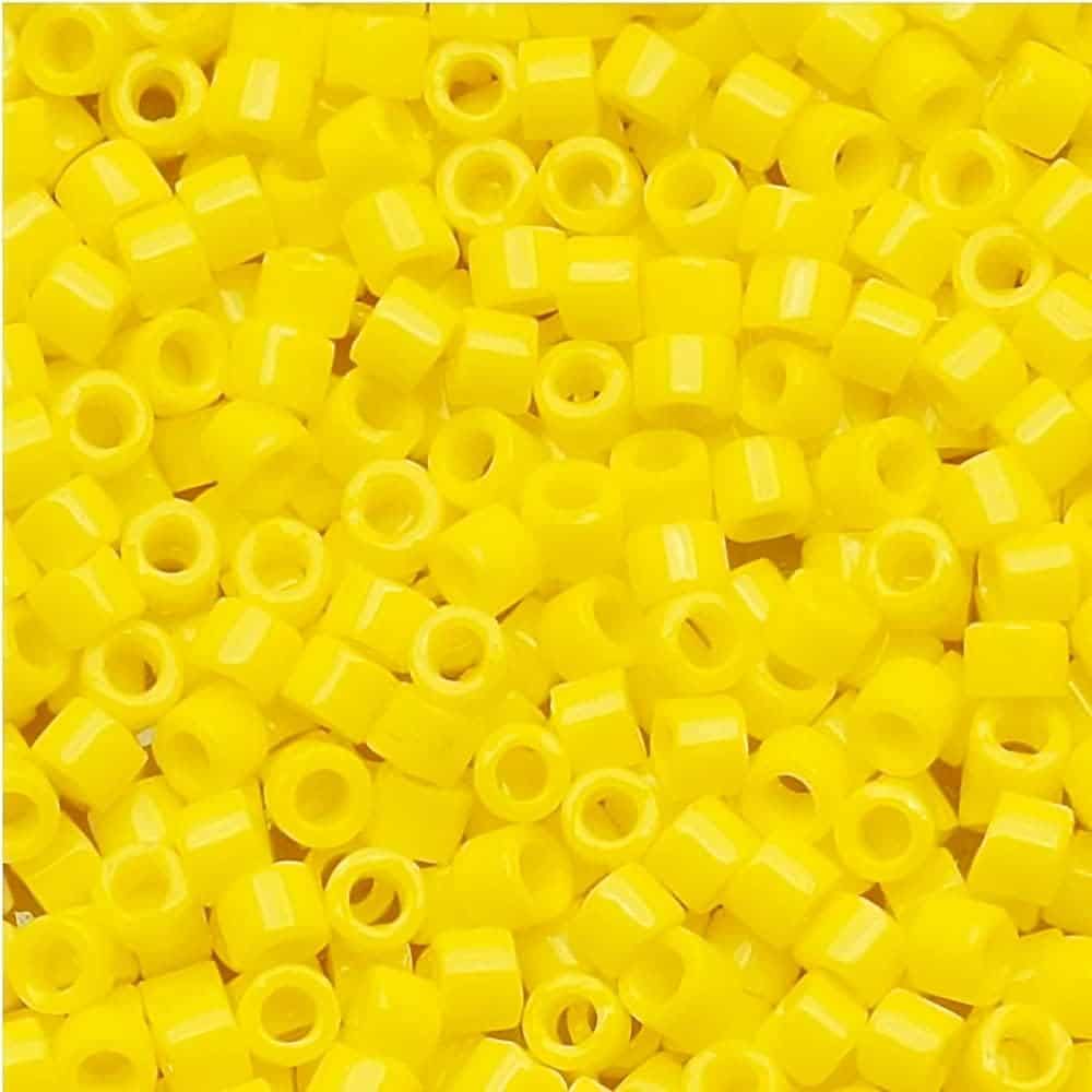 DB0721 Miyuki Delica Beads Opaque Yellow BULK 50GM