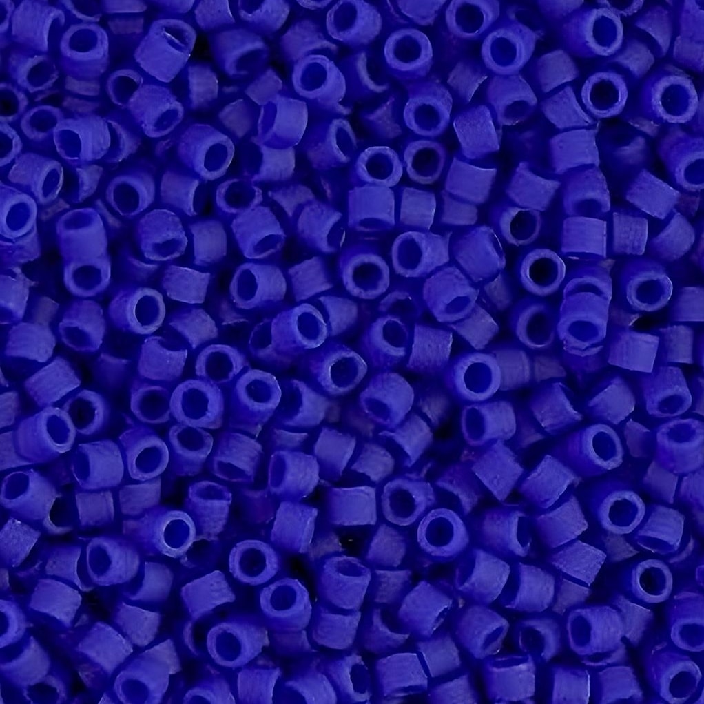 DB0756 Miyuki Delica Beads Matte Opaque Royal Blue BULK 50GM