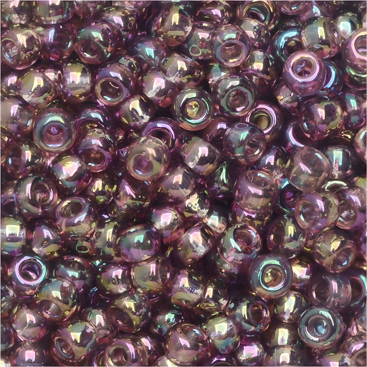 Miyuki Round Seed Beads Size 11/0 Amethyst AB 24GM
