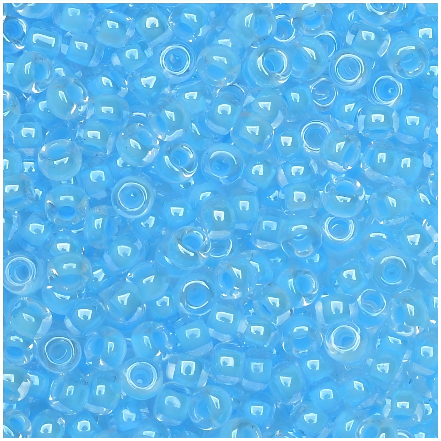 Miyuki Round Seed Beads Size 11/0 Luminous Ocean Blue 23.5GM