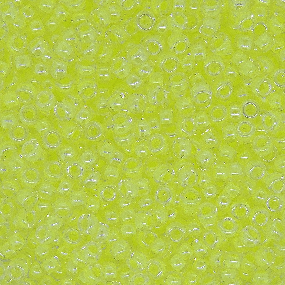Miyuki Round Seed Beads 15/0 Luminous Limeaid 8.2GM