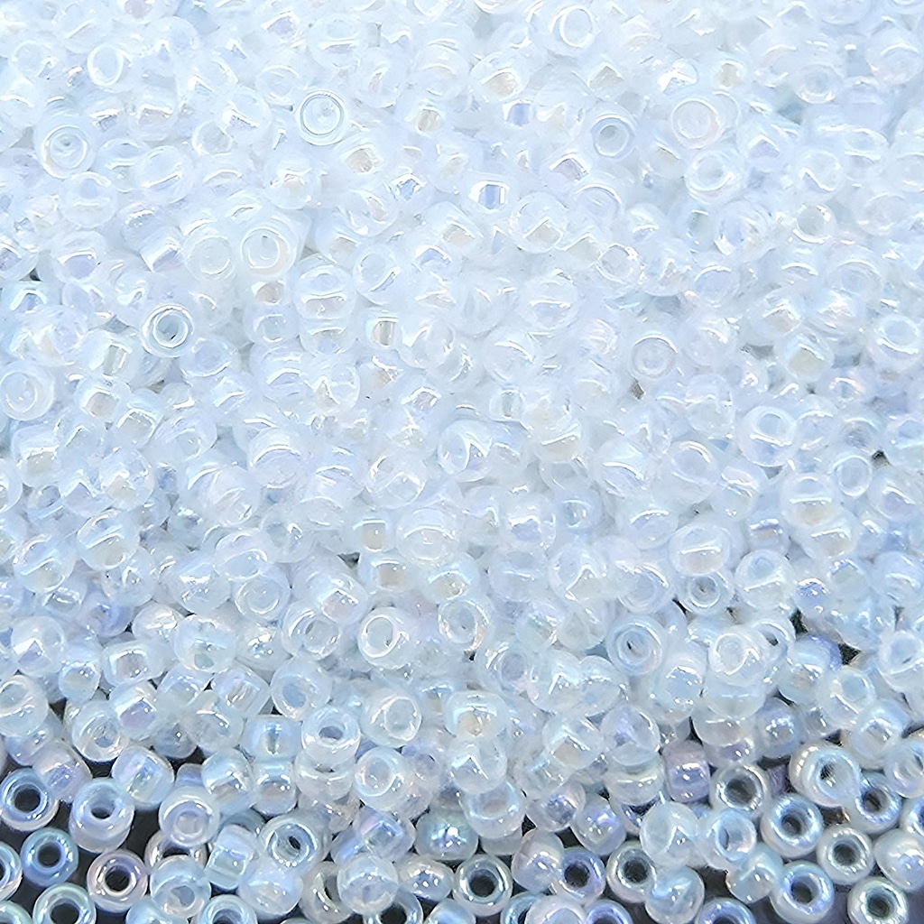 Miyuki Round Seed Beads 15/0 Opal AB 8.2GM